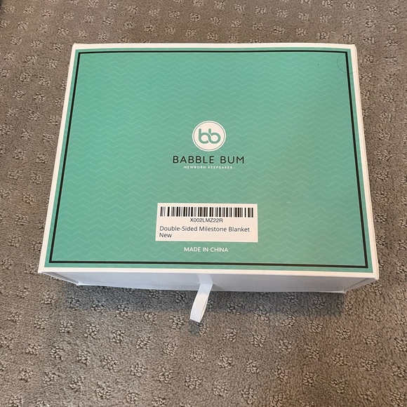 NEW Babble Bum Milestone and Holiday Baby Blanket - Picture 6 of 8